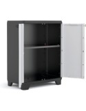 Armadio Keter Linear Low con 1 Ripiano Regolabile 68×39×90 cm – Resina Anti-Intemperie