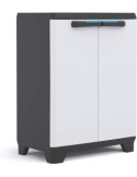 Armadio Keter Linear Low con 1 Ripiano Regolabile 68×39×90 cm – Resina Anti-Intemperie