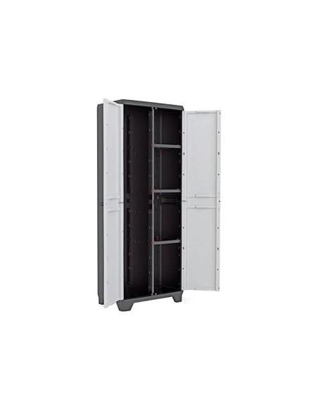 Armadio Portascope Keter Linear Utility 68×39×173 cm – Resina Anti-Intemperie