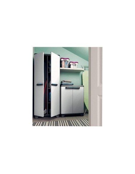 Armadio Portascope Keter Linear Utility 68×39×173 cm – Resina Anti-Intemperie