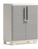 Armadio Alto Keter Stilo XL 68×39×182 cm in Resina con 4 Ripiani Regolabili e Maniglie Soft-Touch