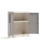 Armadio Alto Keter Stilo XL 68×39×182 cm in Resina con 4 Ripiani Regolabili e Maniglie Soft-Touch
