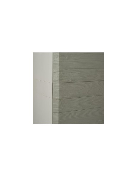 Armadio Basso Keter Stilo 68×39×97 cm in Resina con 2 Ripiani Regolabili e Chiusura Lucchettabile