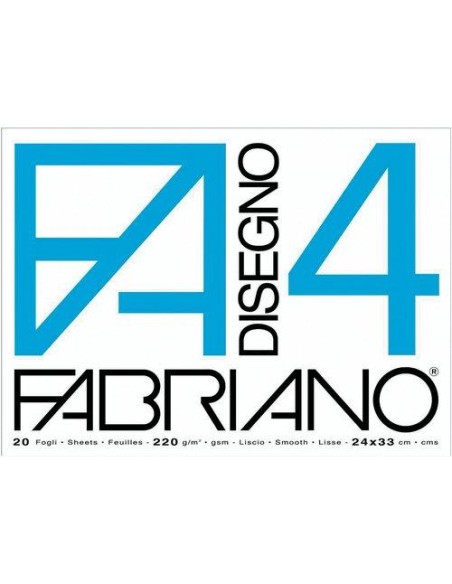 FABRIANO BLOCCO DA DISEGNO F4 24x33cm RUVIDO