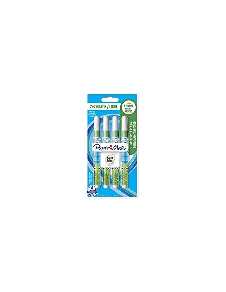 BLISTER 4 CORRETTORI PAPER MATE 7ML
