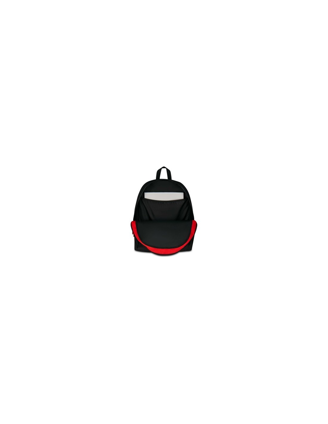 Zaino scuola Seven, Milan Advanced, Rosso e Nero, 29 litri, doppio scomparto, porta borraccia, scuola elementare