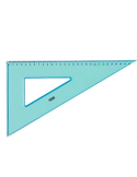 SQUADRA 60 GRADI  35CM PER DISEGNO TECNICO ED USO SCOLASTICO