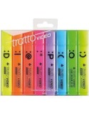 EVIDENZIATORI EMOTION TRATTO VIDEO CONF 8 PEZZI FLUORESCENTI