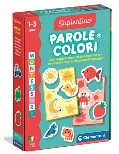SAPIENTINO BABY 16849 PAROLE E COLORI, GIOCO EDUCATIVO