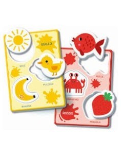 SAPIENTINO BABY 16849 PAROLE E COLORI, GIOCO EDUCATIVO