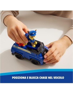 Paw Patrol Chase Patrol Cruiser – Veicolo Eco-Friendly con Figura 3+ Anni