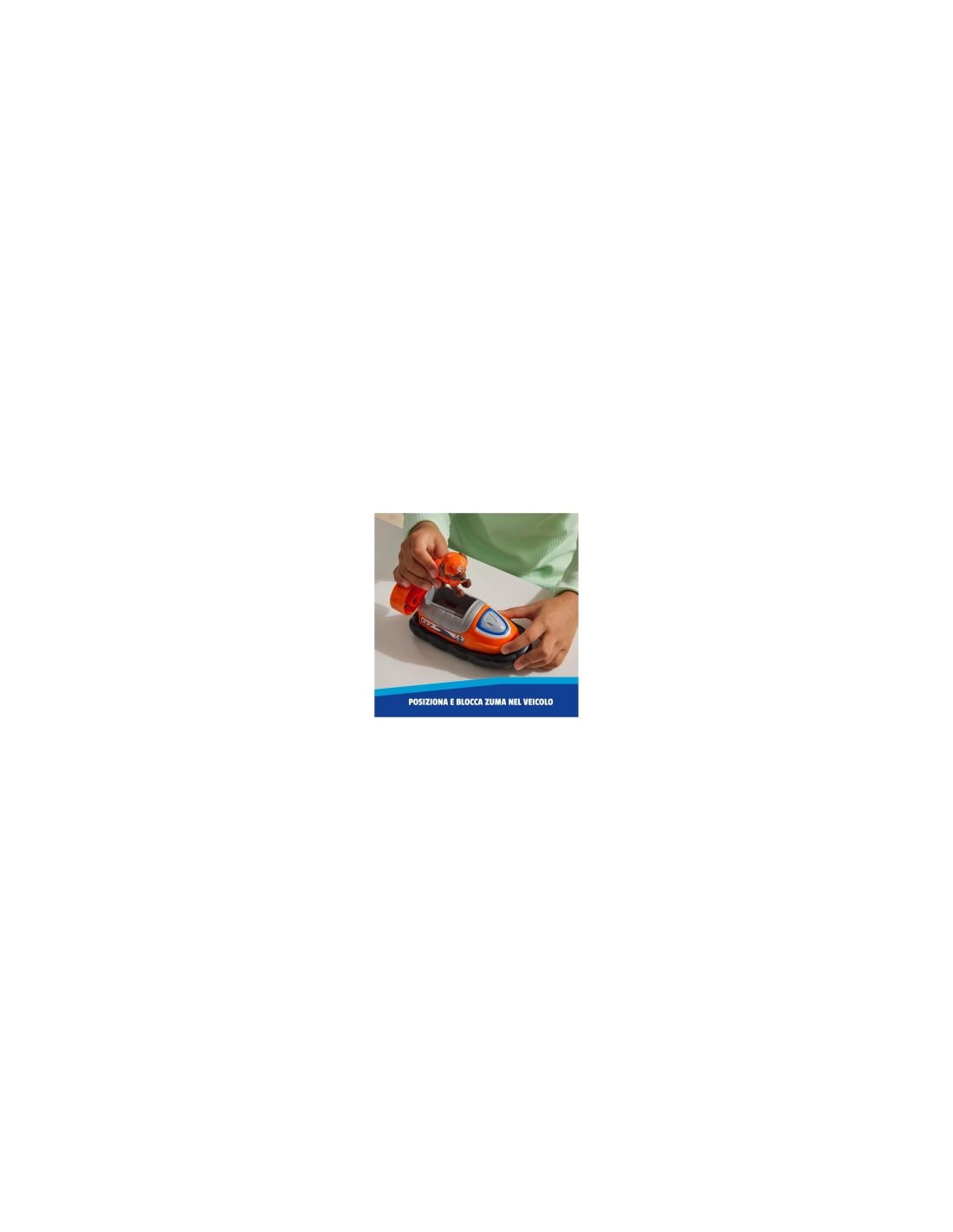 Paw Patrol Zuma Hovercraft Eco-Friendly con Figura – Veicolo da 13 cm