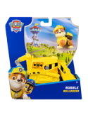 Paw Patrol Rubble Bulldozer Monster Truck – Veicolo con Figura e Ruote funzionanti