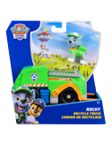 Paw Patrol Rocky Recycle Truck – Veicolo con Forche e Figura 13 cm