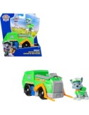 Paw Patrol Rocky Recycle Truck – Veicolo con Forche e Figura 13 cm