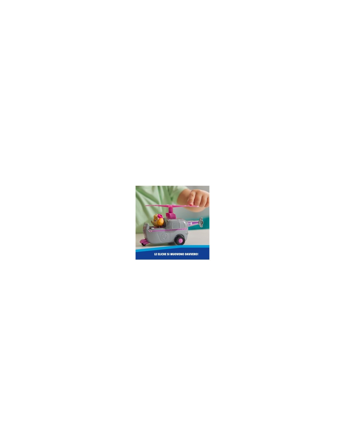 Paw Patrol Skye Elicottero Base con Figura – Veicolo da 13 cm