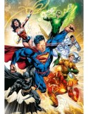 PUZZLE 500PZ CLEMENTONI CON POSTER SUPEREROI DC 35531