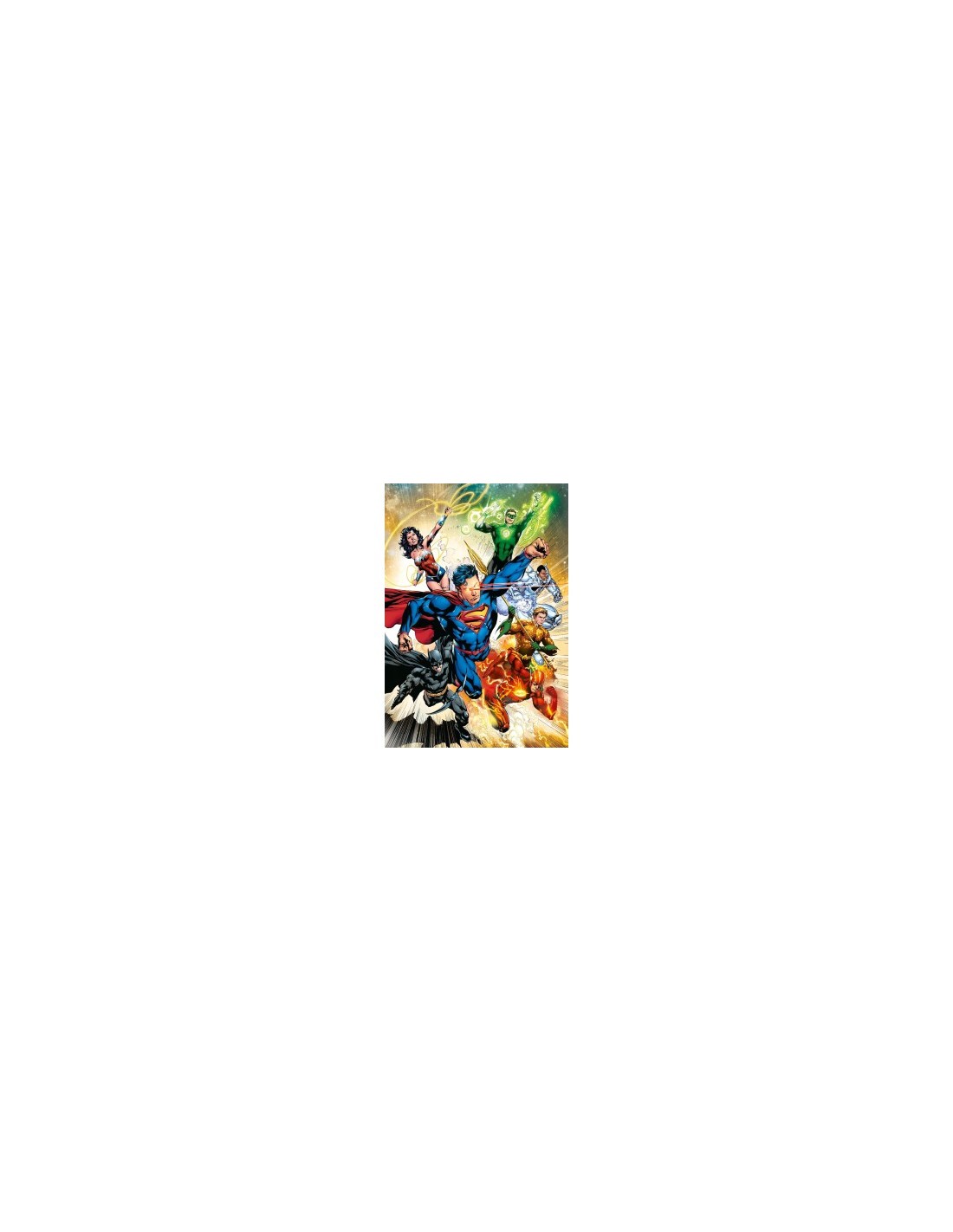 PUZZLE 500PZ CLEMENTONI CON POSTER SUPEREROI DC 35531