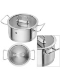 ZWILLING Pro Casseruola Bassa 24 cm – Acciaio 18/10, 4,3 L, Induzione