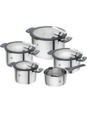 ZWILLING Simplify Set Pentole 5 pezzi in Acciaio 18/10 – Coperchi con Scolapasta