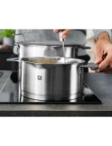 ZWILLING Simplify Set Pentole 5 pezzi in Acciaio 18/10 – Coperchi con Scolapasta