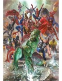 PUZZLE 500PZ CLEMENTONI CON POSTER SUPEREROI MARVEL 35546