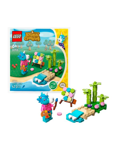 ANIMAL CROSSING LEGO 30703 GIULIANO DIPINGE SULLA SPIAGGIA