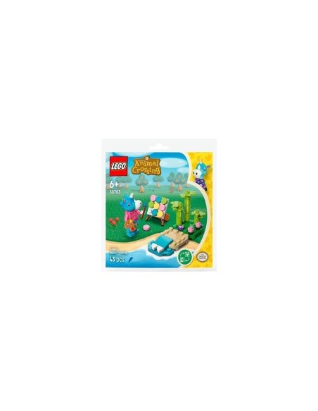 ANIMAL CROSSING LEGO 30703 GIULIANO DIPINGE SULLA SPIAGGIA