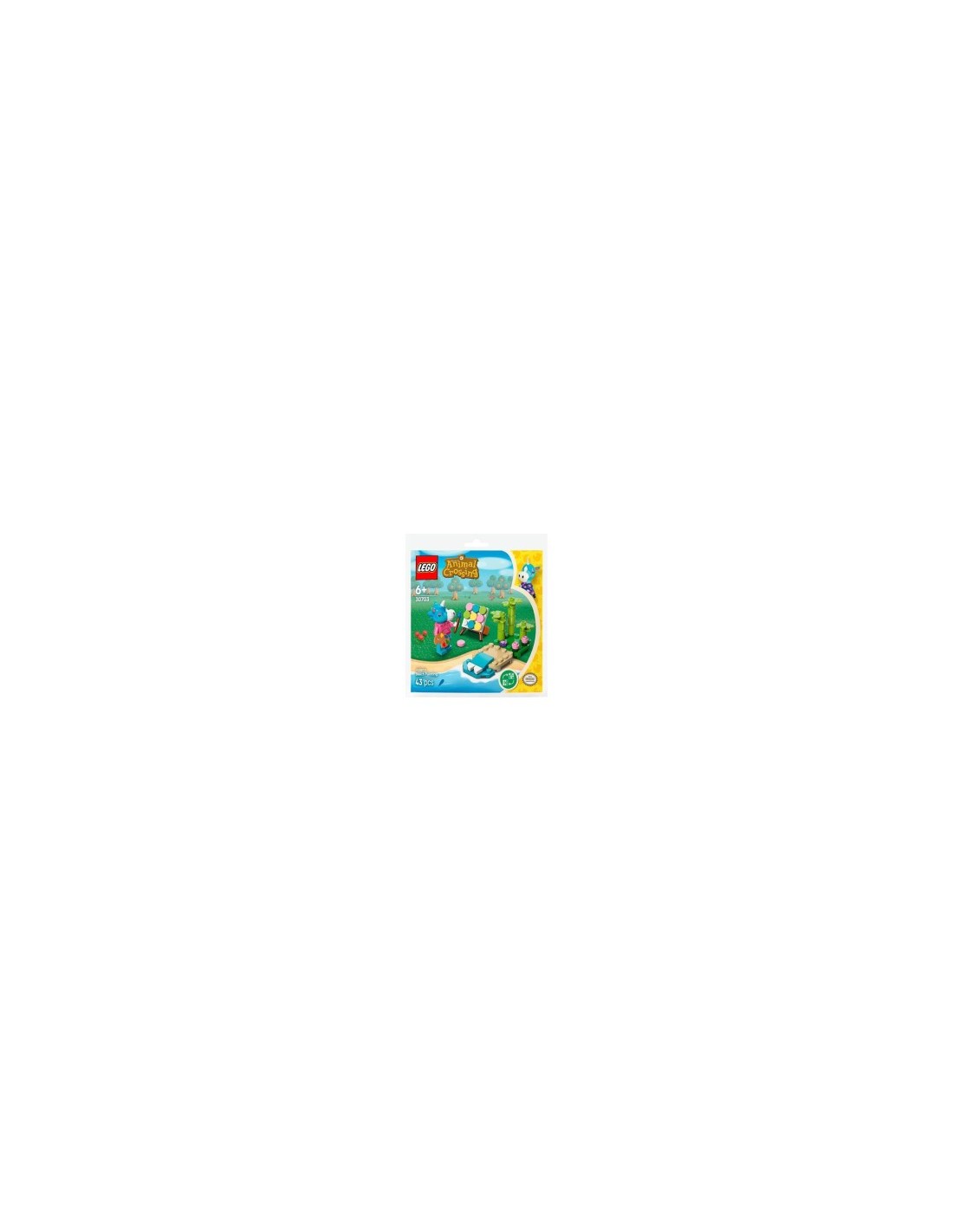 ANIMAL CROSSING LEGO 30703 GIULIANO DIPINGE SULLA SPIAGGIA