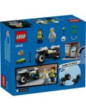 LEGO CITY 60455 MOTO DELLA POLIZIA, CON MINIFIGURE ED ACCESSORI, PER BAMBINI + 5 ANNI