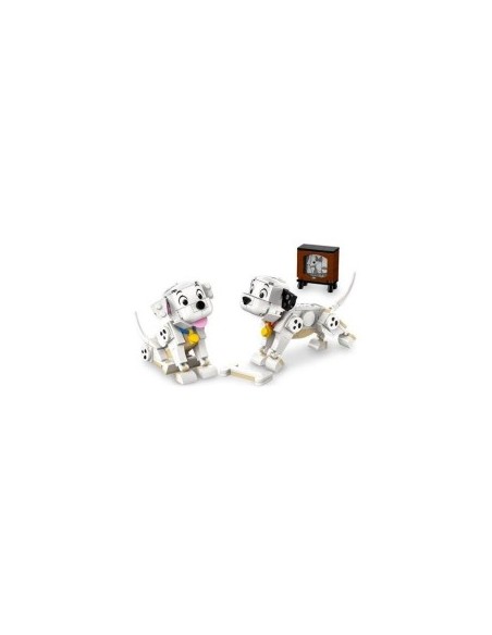 LEGO DISNEY 43271 PONGO E PEGGY - CARICA DEI 101, TV, OSSO E 2 CUCCIOLI, PER BAMBINI
