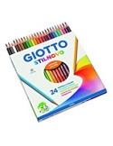 Giotto Stilnovo – Scatola 24 Matite Colorate Esagonali