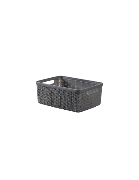 JUTE CESTINO S RETTANGOLARE 5LT ANTRACITE