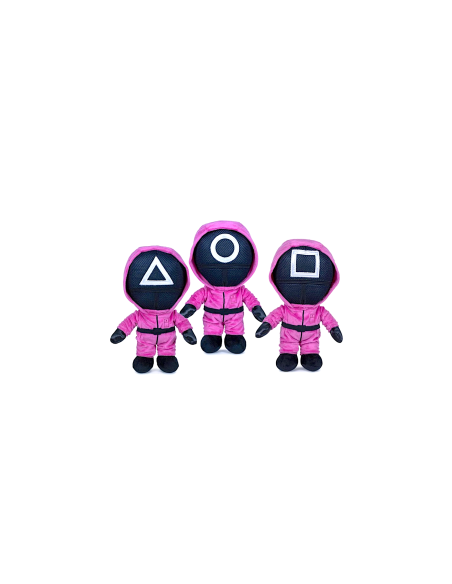 SQUID GAME QUD02000 PELUCHE GUARDIA 28CM ASSORTITO
