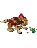 LEGO JURASSIC WORLD 76970 BABY DINOSAURO DOLORES AQUILOPS 11X20X15 CM, GIOCATTOLO, COSTRUZIONE, BAMBINI 7+ ANNI