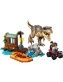 LEGO JURASSIC WORLD 76975 FUGA SUL FIUME DAL T-REX DINOSAURO A GIOCATTOLO +5 ANNI