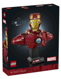 LEGO MARVEL 76327 BUSTO DI IRONMAN MK4 SUPEREROI, TESTA ROTANTE
