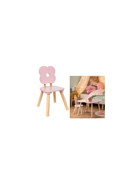 SEDIA BABY 174315B FIORE 23X48CM ROSA