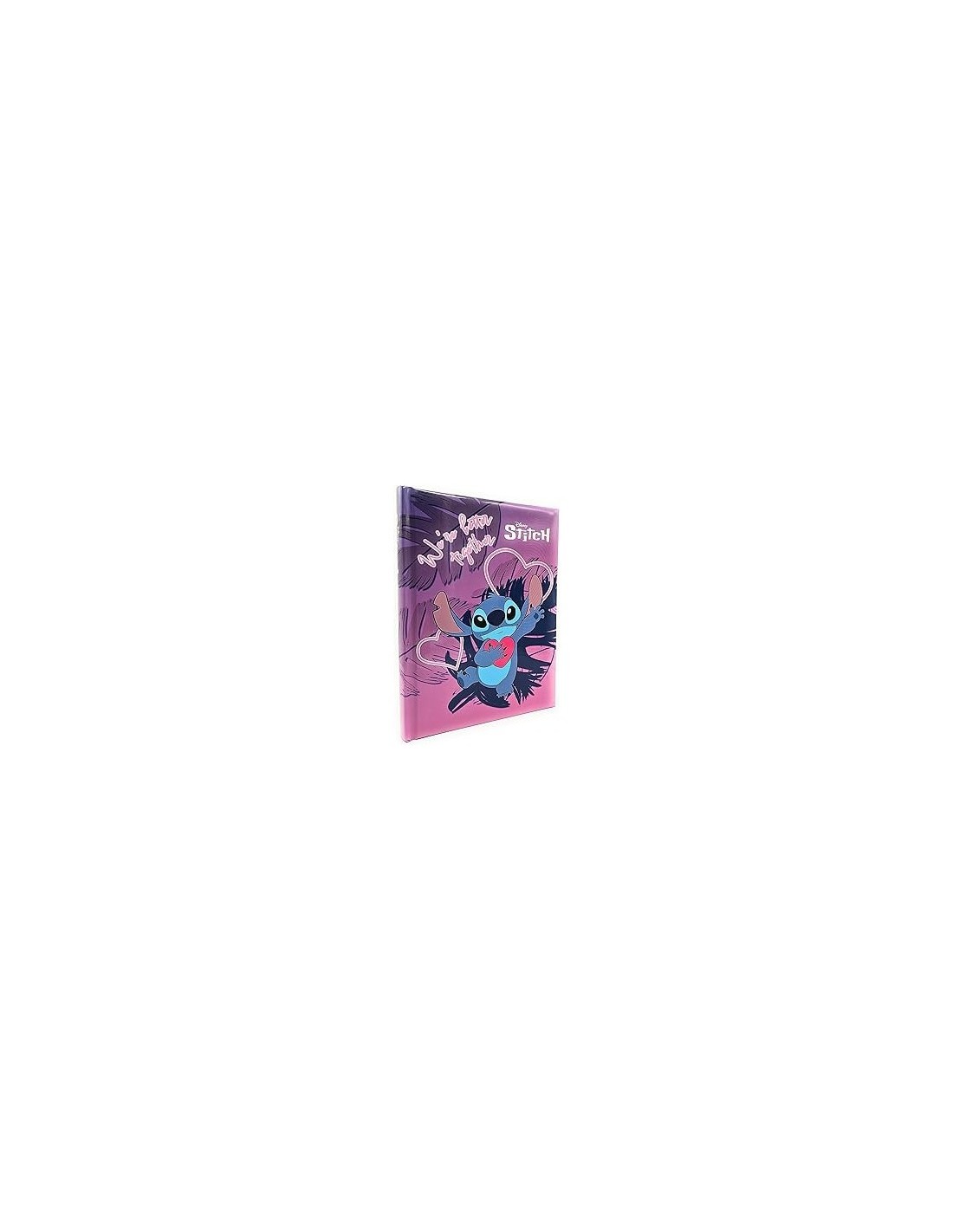 Seven, Diario, Agenda Scuola, Disney Stitch e Angel, 12 Mesi, 21 x 15 x 3 cm, Copertina Lucida Rigida