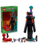 LEGO MINECRAFT 21279 LA TORRE DELL'ENDERMAN, FORTINO MODULARE + 9 ANNI