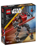 LEGO STAR WARS 75411 MECH DARTH MAUL, ACTION FIGURE, CON SPADA LASER DOPPIA, + 6 ANNI