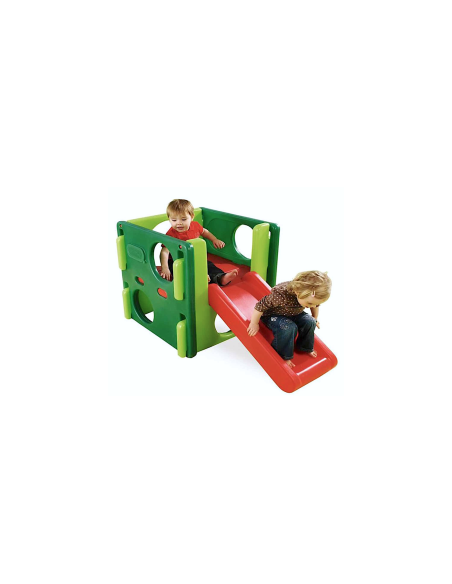 PICCOLA PALESTRA CON SCIVOLO LITTLE TIKES PALESTRA DI ATTIVITÀ JUNIOR, GIOCATTOLO DA GIARDINO, PER INTERNO ED ESTERNO