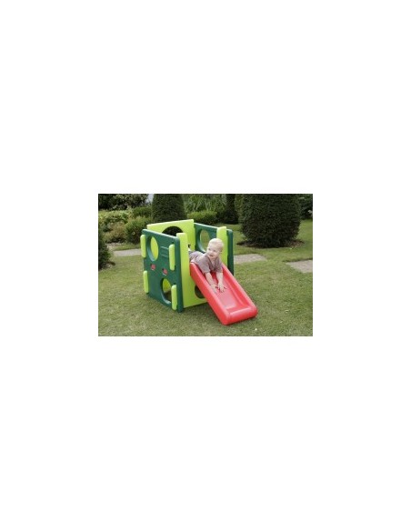 PICCOLA PALESTRA CON SCIVOLO LITTLE TIKES PALESTRA DI ATTIVITÀ JUNIOR, GIOCATTOLO DA GIARDINO, PER INTERNO ED ESTERNO