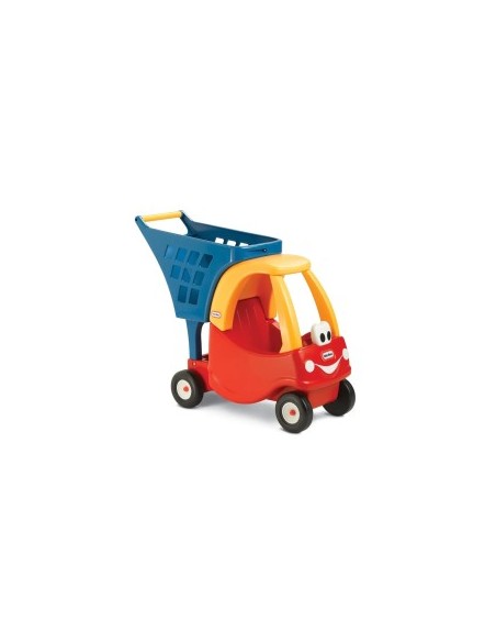 COZY COUPE CARRELLO SPESA, GIOCATTOLO BAMBINI  + 18 MESI, BLU ROSSO GIALLO