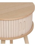 Comodino, 2 ante, crema, 54x40x40 cm, ATMOSPHERA CREATEUR D'INTERIEUR