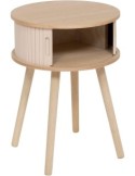 Comodino, 2 ante, crema, 54x40x40 cm, ATMOSPHERA CREATEUR D'INTERIEUR