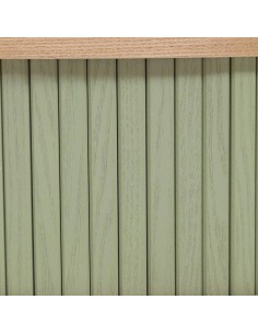 Comodino, 2 ante, verde oliva, 54x40x40 cm, ATMOSPHERA CREATEUR D'INTERIEUR