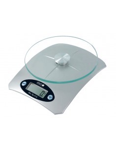 BILANCIA DA CUCINA CON PIATTO IN VETRO 1GR/5KG KAUFGUT su TreG Ingr...