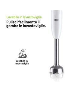 MINIPIMER MQ10201 CON ACCESSORI 450W 0,6LT MULTIQUICK1 su TreG Ingr...