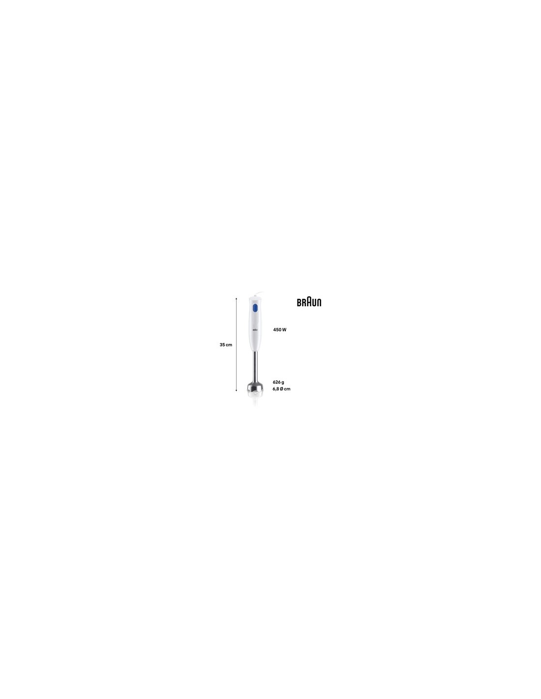 MINIPIMER MQ10201 CON ACCESSORI 450W 0,6LT MULTIQUICK1 su TreG Ingr...